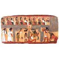 The Scales of Judgment Egyptian Plaque