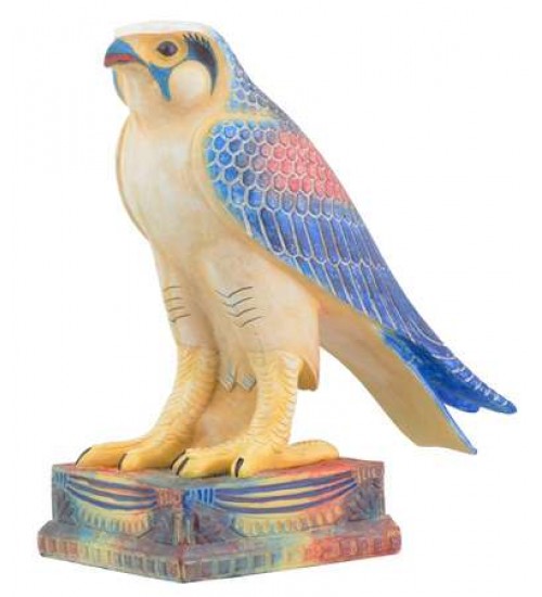 Horus Egyptian Falcon Egyptian Color Statue