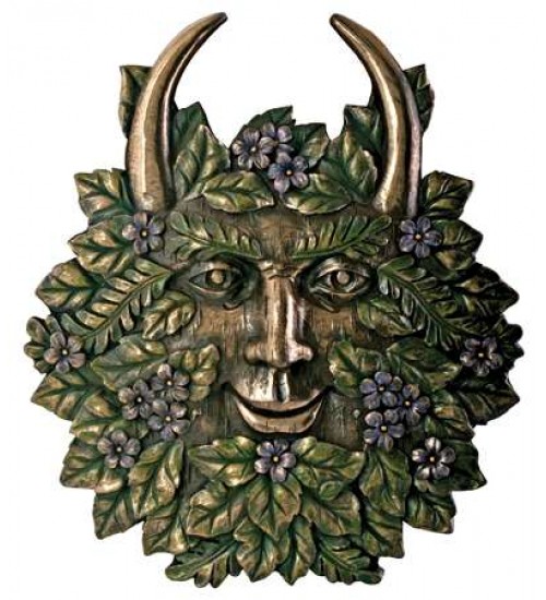 Greenman Spring Wall Plaque