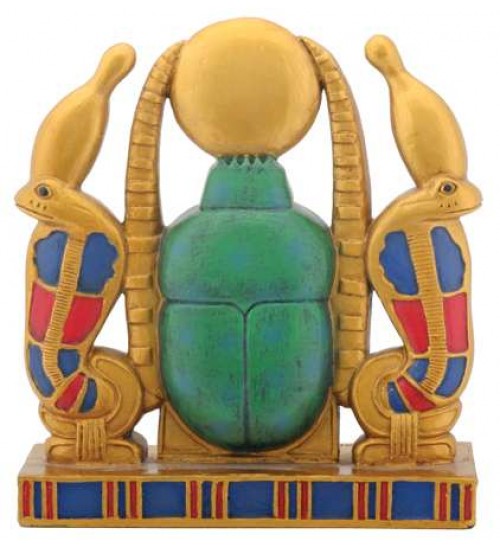 Khepri Cobra Sun Plaque