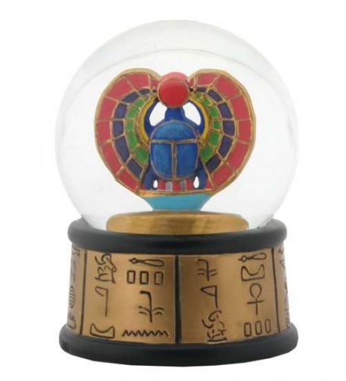 Khepri Winged Scarab Egyptian Water Globe