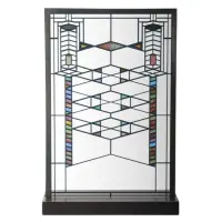 Frank Lloyd Wright Robie Art Stained Glass Panel