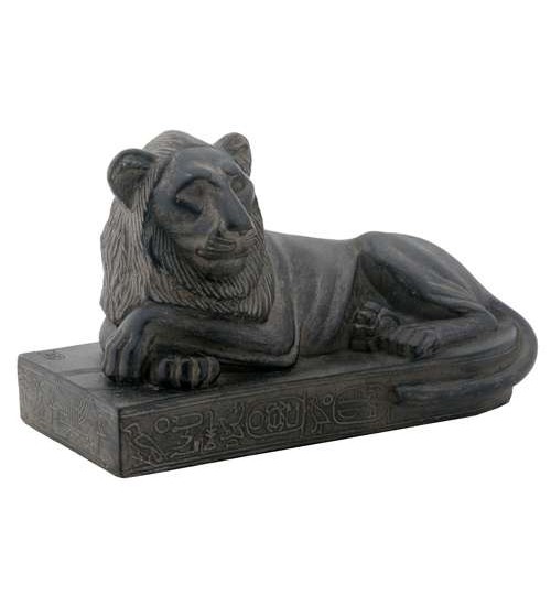 Egyptian Reclining Lion Mini Statue