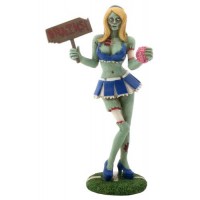 Zombie Cheerleader Statue