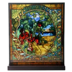 Tiffany Summer Art Stained Glass Window Reproduction