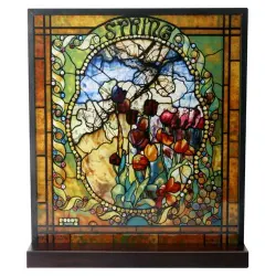 Tiffany Spring Art Stained Glass Window Reproduction