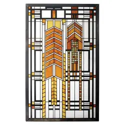 Autumn Sumac Frank Lloyd Wright Stained Glass Art