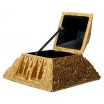 Pyramid Egyptian Golden 5 1/2 Inch Box