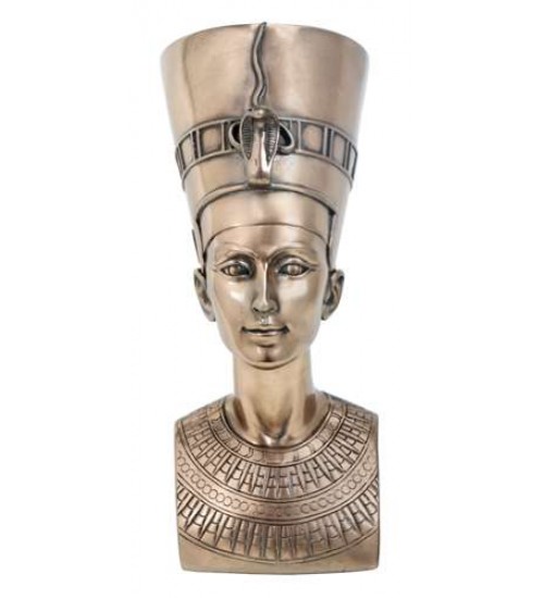 Nefertiti Egyptian Queen 7 Inch Bronze Bust