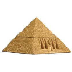 Pyramid Egyptian Golden 3 Inch Box