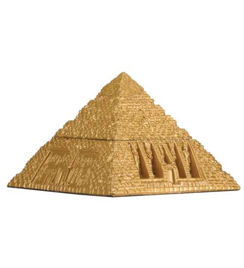 Pyramid Egyptian Golden 3 Inch Box