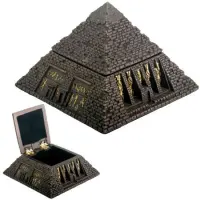Pyramid Egyptian Bronze Finish 2 3/4 Inch Box