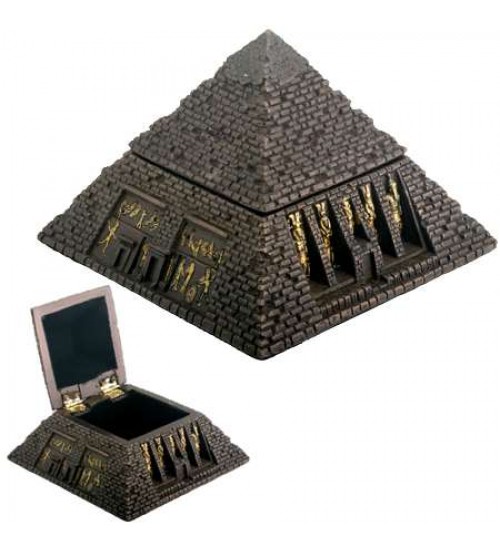 Pyramid Egyptian Bronze Finish 2 3/4 Inch Box