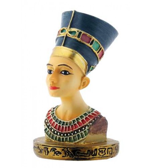 Nefertiti Egyptian Queen Bust Mini Statue