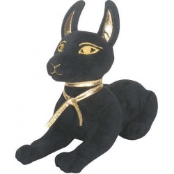 Anubis Egyptian Dog Laying Small Plushie