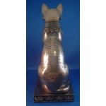 Anubis Bronze Hieroglyphic Dog Statue