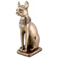 Bastet Bronze Cat Statue