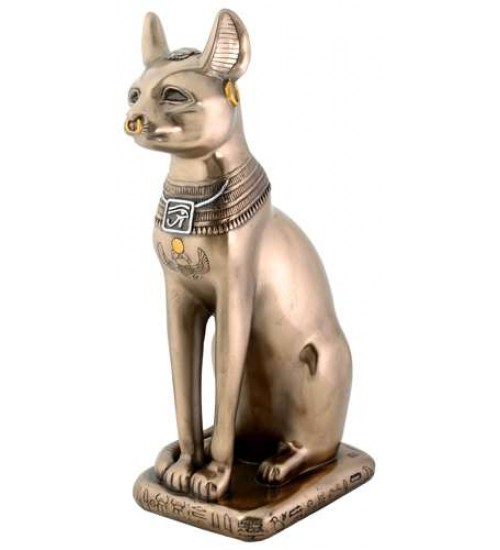 Bastet Bronze Cat Statue