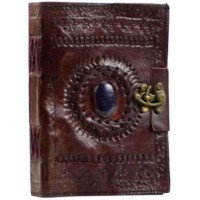 Gods Eye Brown Leather 7 Inch Journal with Latch