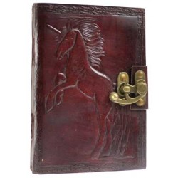 Unicorn Leather 7 Inch Journal with Latch