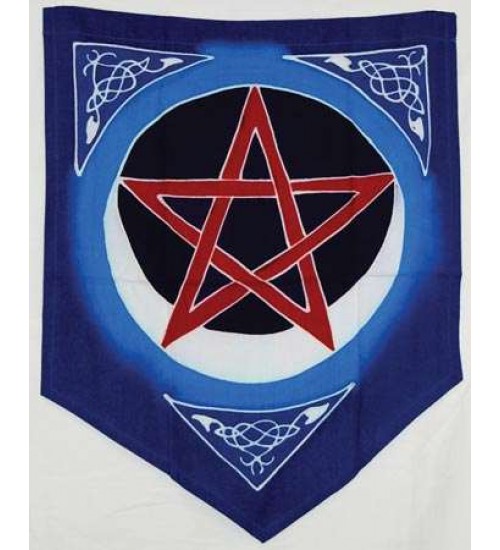 Pentacle Moon Pennant