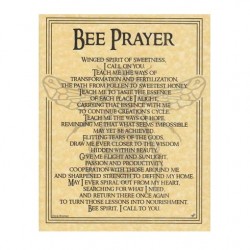 Bee Animal Spirit Parchment Poster