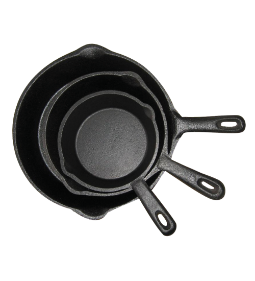 Cast Iron Skillet Trio