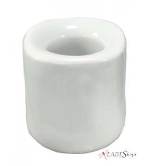 White Mini Taper Candle Holder