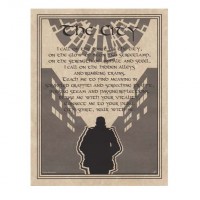 City Prayer Parchment Poster