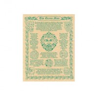 Green Man Forest God Parchment Poster