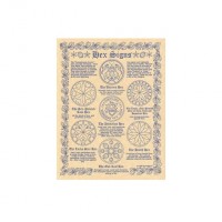 Hex Signs Reference Parchment Poster