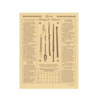 Magick Wand Parchment Poster