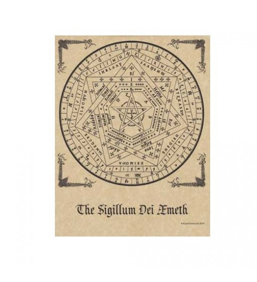 Sigillum Dei Aemeth Parchment Poster