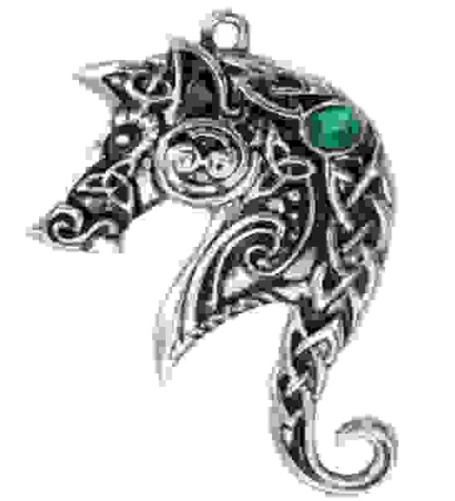 Lyonesse Horse Celtic Necklace