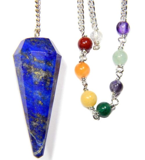 Lapis Lazuli Chakra Scrying Pendulum