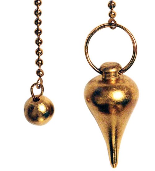 Brass Wealth Scrying Pendulum