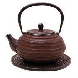 Lantern Design Cast Iron Tea Pot