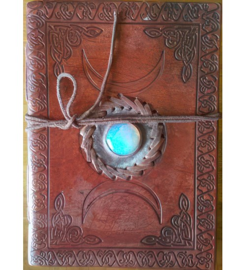 Pentagram Leather Journal with Latch