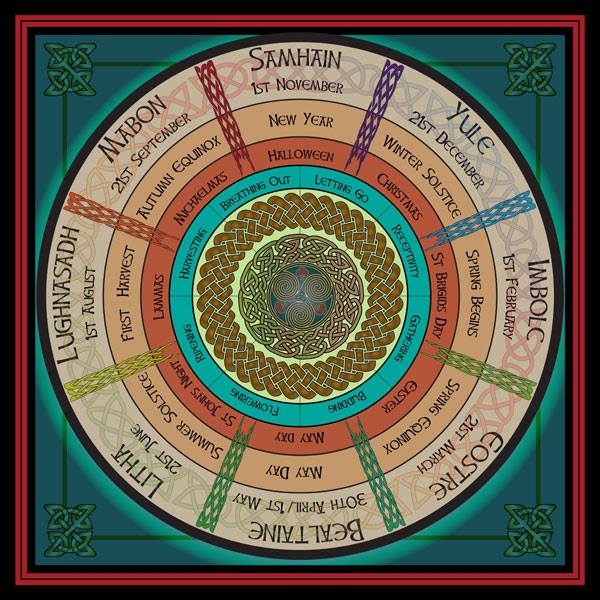 celebrate the wheel of the year in pagan rituals wicca sabbats and moon rites